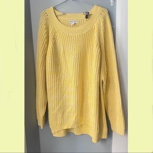 Yellow Knit Sweater